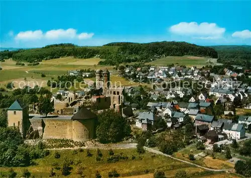 AK / Ansichtskarte Greifenstein Hessen Burg Greifenstein Ortsansicht Kat. Greifenstein