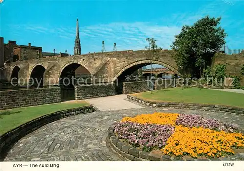 AK / Ansichtskarte Ayr Belmont The Auld Brig Kat. South Ayrshire