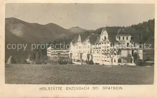 AK / Ansichtskarte Enzenbach Kursanatorium Kat. Gratwein