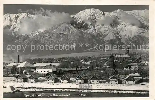 AK / Ansichtskarte Hall Tirol Panorama Karwendel Kat. Hall in Tirol