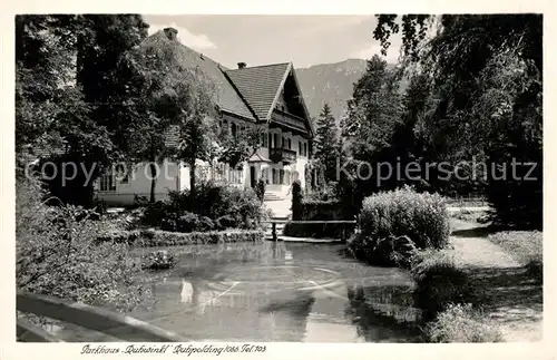 AK / Ansichtskarte Ruhpolding Parkhaus Kuhwinkl Teich Kat. Ruhpolding