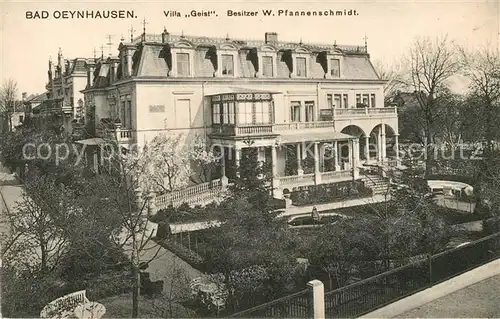 AK / Ansichtskarte Bad Oeynhausen Villa Geist Kat. Bad Oeynhausen