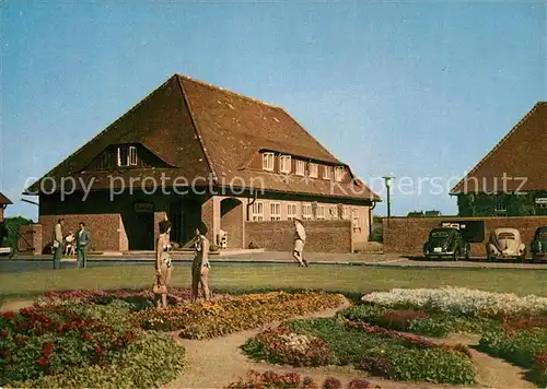 AK / Ansichtskarte Westerland Sylt Nordseesanatorium Duenenhaus Kantineneingang Kat. Westerland