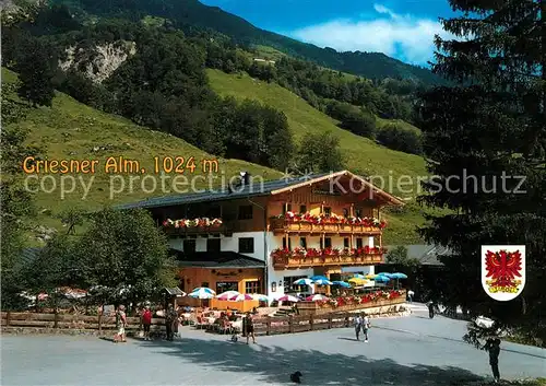 AK / Ansichtskarte Wilder Kaiser Alpengasthaus Griesner Alm Kat. Wildermieming