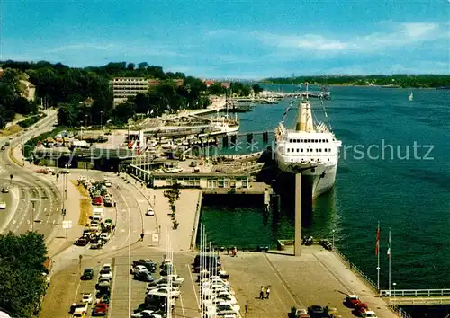 AK / Ansichtskarte Kiel Oslokai mit Faehrschiff Prinsesse Ragnhild Kat. Kiel