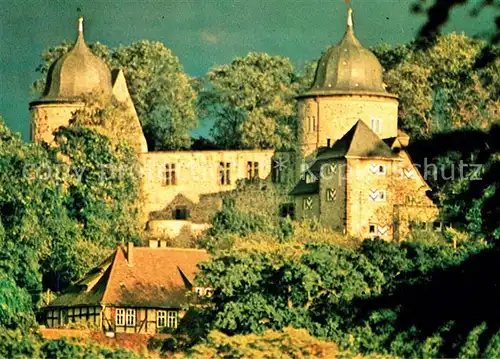 AK / Ansichtskarte Sababurg Burghotel Sababurg Dornroeschenschloss im Reinhardswald Kat. Hofgeismar