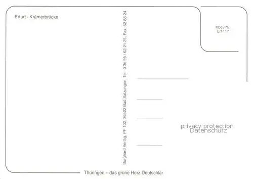AK / Ansichtskarte Erfurt Kraemerbruecke Fliegeraufnahme Kat. Erfurt