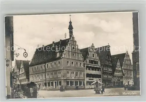 AK / Ansichtskarte Dinkelsbuehl Marktplatz Kat. Dinkelsbuehl