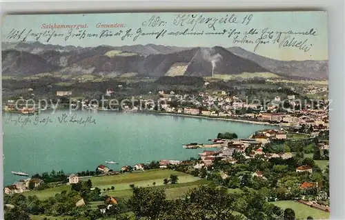 AK / Ansichtskarte Gmunden Salzkammergut Panorama Kat. Gmunden