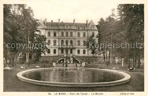 AK / Ansichtskarte Le Mans Sarthe Parc de Tesse le Musee Kat. Le Mans