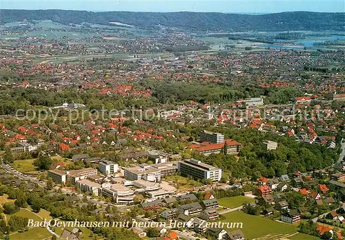 AK / Ansichtskarte Bad Oeynhausen Fliegeraufnahme Neue Herz Zentrum Kat. Bad Oeynhausen