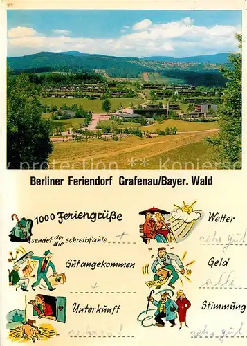 AK / Ansichtskarte Grafenau Niederbayern Berliner Feriendorf Kat. Grafenau