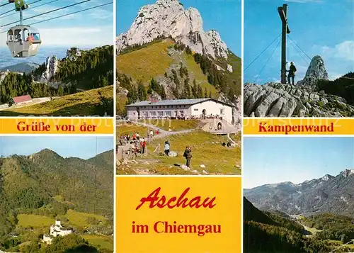 AK / Ansichtskarte Aschau Chiemgau Kampenwand Luftseilbahn  Kat. Aschau i.Chiemgau