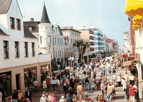 AK / Ansichtskarte Westerland Sylt Fussgaenger Boulevard Friedrichstrasse Kat. Westerland