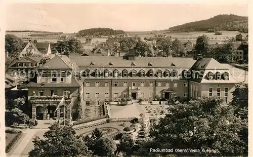 AK / Ansichtskarte Oberschlema Erzgebirge Radiumbad Kurhaus Kat. Bad Schlema