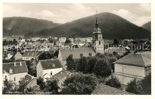 AK / Ansichtskarte Friedrichroda Teilansicht mit Kirche Kat. Friedrichroda