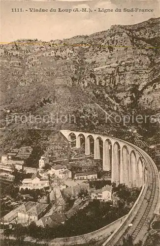 AK / Ansichtskarte Gourdon Alpes Maritimes Viaduc du Loup Kat. Gourdon