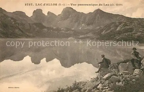 AK / Ansichtskarte Lac d Allos Vue panoramique Alpes