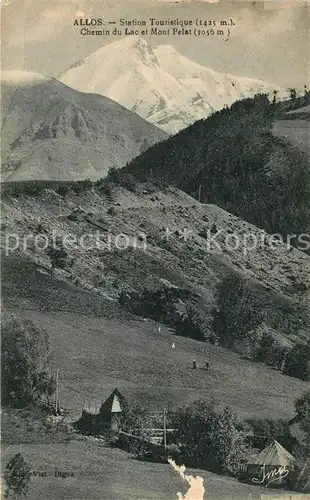 AK / Ansichtskarte Allos Station Touristique Chemin du Lac et Mont Pelat Kat. Allos