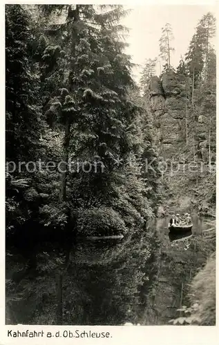 AK / Ansichtskarte Hinterhermsdorf Obere Schleuse Kat. Sebnitz