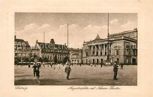 AK / Ansichtskarte Leipzig Augustusplatz Neues Theater Kat. Leipzig