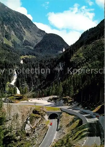 AK / Ansichtskarte Gerlos Scheitelstrecke der Gerlosstrasse Trattenkoepfl Tunnel Kat. Gerlos