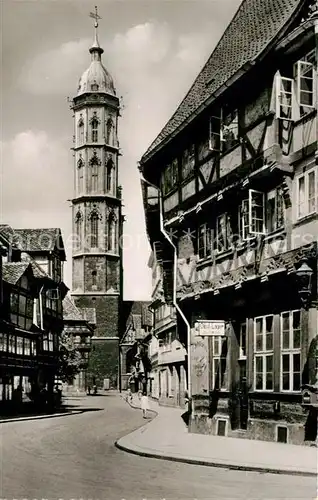 AK / Ansichtskarte Braunschweig Alte Waage und St Andreaskirche Kat. Braunschweig