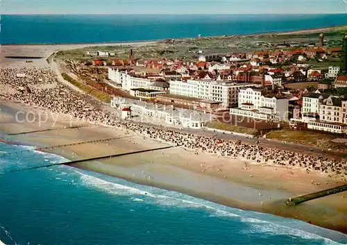 AK / Ansichtskarte Borkum Nordseebad Fliegeraufnahme Kat. Borkum