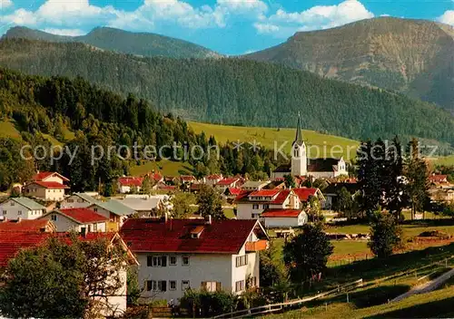 AK / Ansichtskarte Oberstaufen Panorama Kat. Oberstaufen