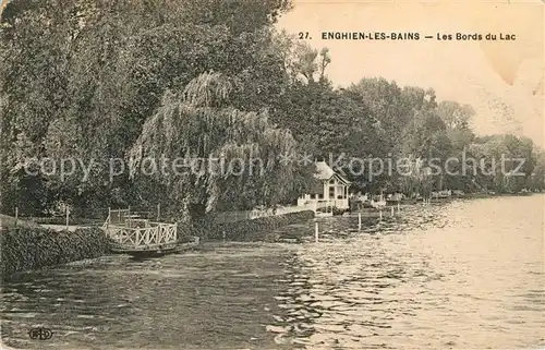 AK / Ansichtskarte Enghien les Bains Les Bords du Lac Kat. Enghien les Bains