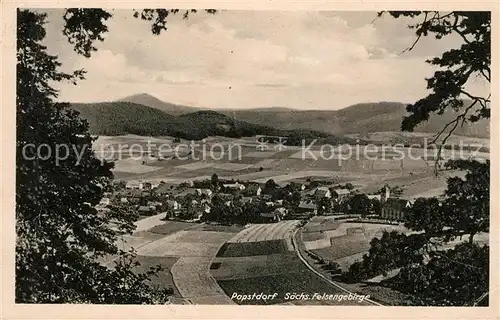 AK / Ansichtskarte Papstdorf Sommerfrische Saechsisches Felsengebirge Kat. Gohrisch