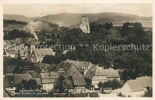 AK / Ansichtskarte Osterode Harz vom Kirchturm gesehen Felsen Kat. Osterode am Harz