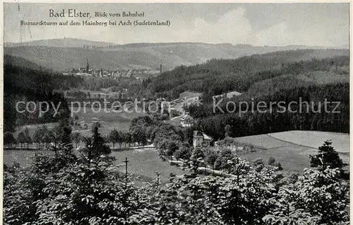 AK / Ansichtskarte Bad Elster Bismarckturm Hainberg Kat. Bad Elster