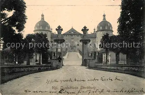 AK / Ansichtskarte Moritzburg Sachsen Koenigliches Jagdschloss Kat. Moritzburg Dresden