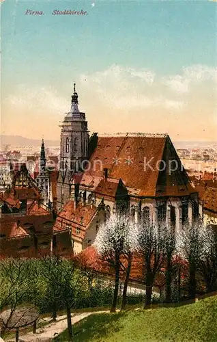 AK / Ansichtskarte Pirna Stadtkirche Kat. Pirna