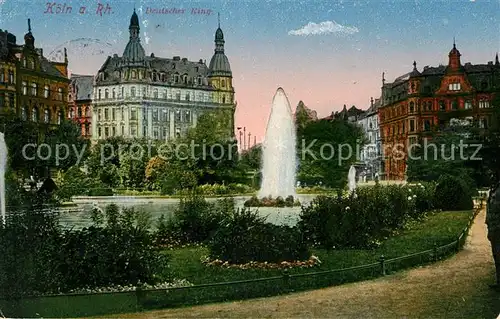 AK / Ansichtskarte Koeln Rhein Deutscher Ring Kat. Koeln