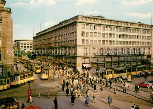 AK / Ansichtskarte Duesseldorf Verkehrszentrum mit Breitenbacher Hof Kat. Duesseldorf