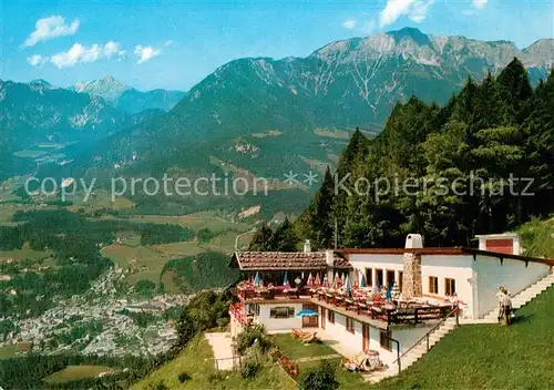 AK / Ansichtskarte Obersalzberg Alpengasthaus Terrassencafe Grafelhoehe Kat. Berchtesgaden