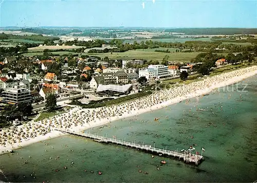 AK / Ansichtskarte Scharbeutz Ostseebad Fliegeraufnahme Kat. Scharbeutz