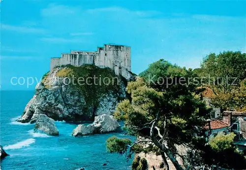 AK / Ansichtskarte Dubrovnik Ragusa Festung Lovijenac Kat. Dubrovnik