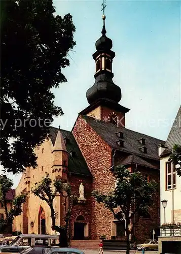 AK / Ansichtskarte Ruedesheim Rhein Pfarrkirche St Jakobus Kat. Ruedesheim am Rhein