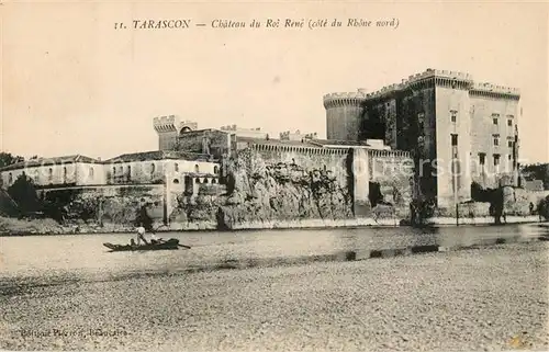 AK / Ansichtskarte Tarascon Bouches du Rhone Chateau du Roi Rene Bords du Rhone