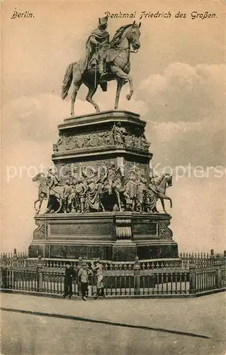 AK / Ansichtskarte Berlin Denkmal Friedrich des Grossen Kat. Berlin