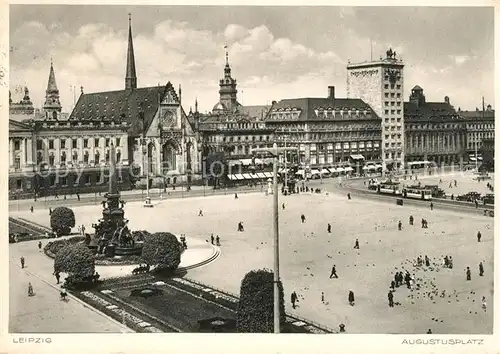 AK / Ansichtskarte Leipzig Augustusplatz Kat. Leipzig