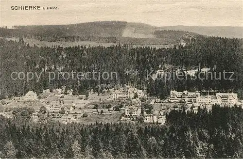 AK / Ansichtskarte Schierke Harz Panorama Kat. Schierke Brocken