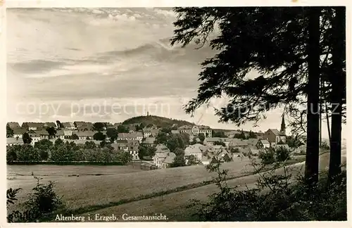 AK / Ansichtskarte Altenberg Erzgebirge Gesamtansicht vom Waldrand aus gesehen Kat. Geising