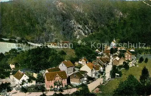 AK / Ansichtskarte Treseburg Harz Talblick Bodetal Kat. Treseburg