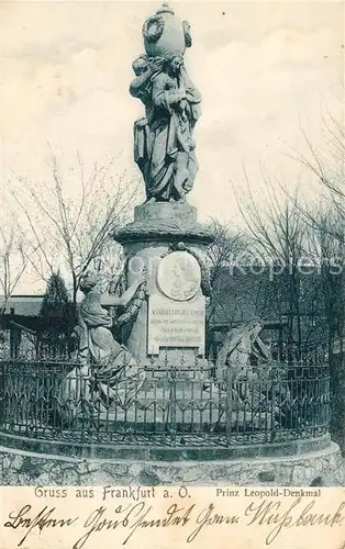 AK / Ansichtskarte Frankfurt Oder Prinz Leopold Denkmal Kat. Frankfurt Oder