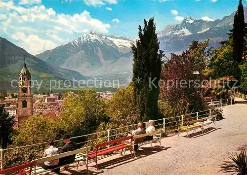 AK / Ansichtskarte Maran Tappeinerweg mit Zielspitze und Tschigat Kat. Arosa GR
