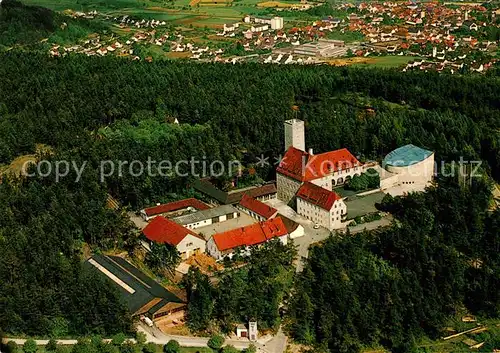 AK / Ansichtskarte Ebermannstadt Fliegeraufnahme Burg Feuerstein Kat. Ebermannstadt